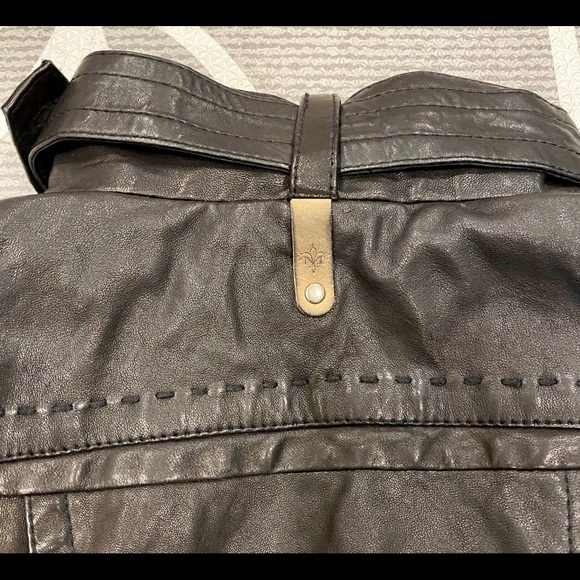 Black Mackage Leather Jacket - Picture 4 of 5
